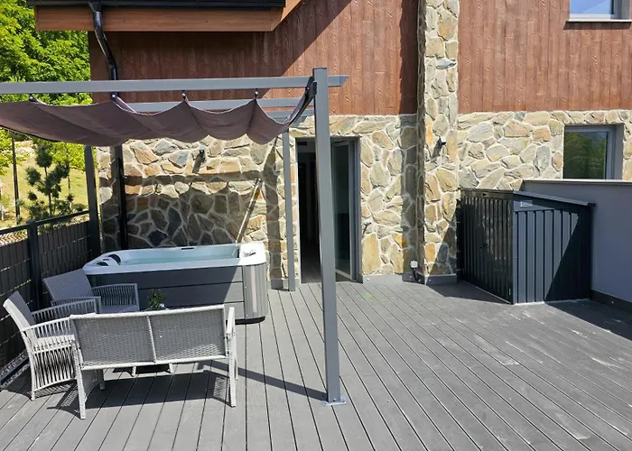 Aparts4u - Kras C209 Z Prywatnym Jacuzzi I Tarasem * Szklarska Poręba