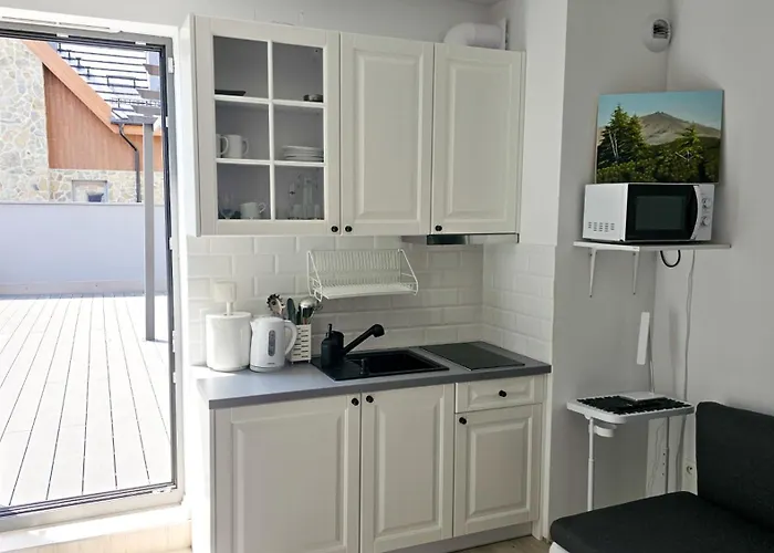 Aparts4u - Kras C209 Z Prywatnym Jacuzzi I Tarasem Appartement *